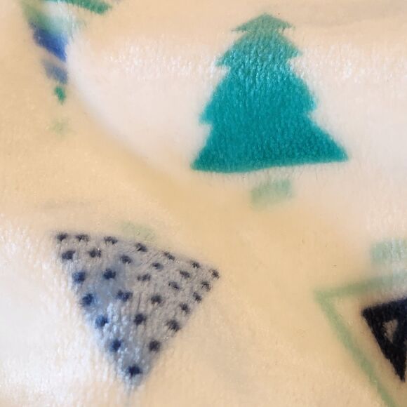 NWT Little Beginnings Tree Print Plush Bunting Pram 6-9M Unisex Hooded - Picture 7 of 15